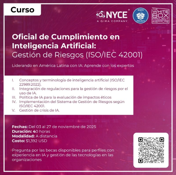 La ISO/IEC 42001 es la primera norma internacional enfocada en la gestión de riesgos de IA.