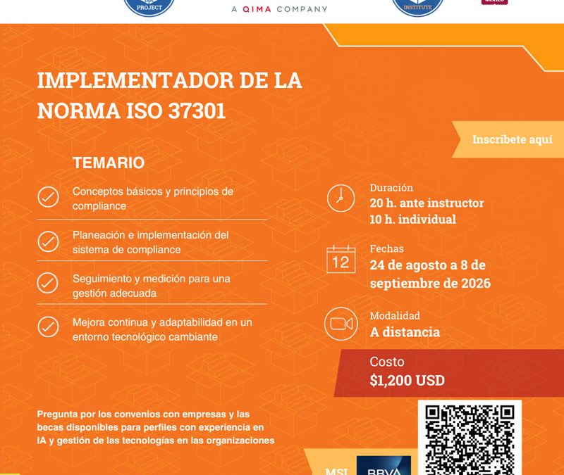 Implementador ISO 37301 con énfasis en gestión de la IA