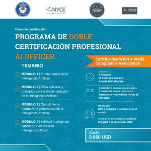 PROGRAMA DE DOBLE CERTIFICACIÓN PROFESIONAL AI OFFICER